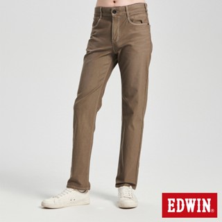 EDWIN 男款 加大碼 JERSEYS迦績 超彈力中直筒牛仔褲(中灰色)