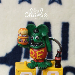竹北 Goofing-off |漢堡版老鼠芬克傳奇 Rat Fink 鑰匙圈