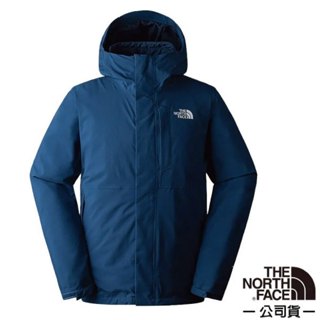 【The North Face】男 款3效能防水透氣防風耐磨連帽二件式外套(亞洲版型)/夾克 風雨衣 藍色 81RN