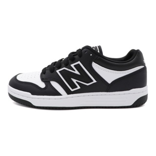 New Balance 480 黑白 NB480 皮革 復古 休閒鞋 男女款 B4662【新竹皇家BB480LBA】