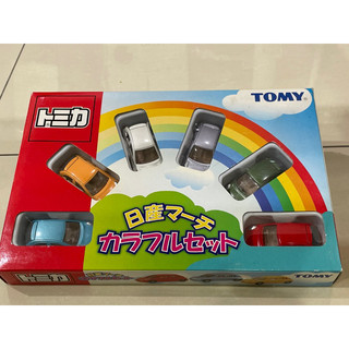 TOMICA 多美 盒組 NISSAN MARCH 日產 小車 6台組 舊藍標 SET