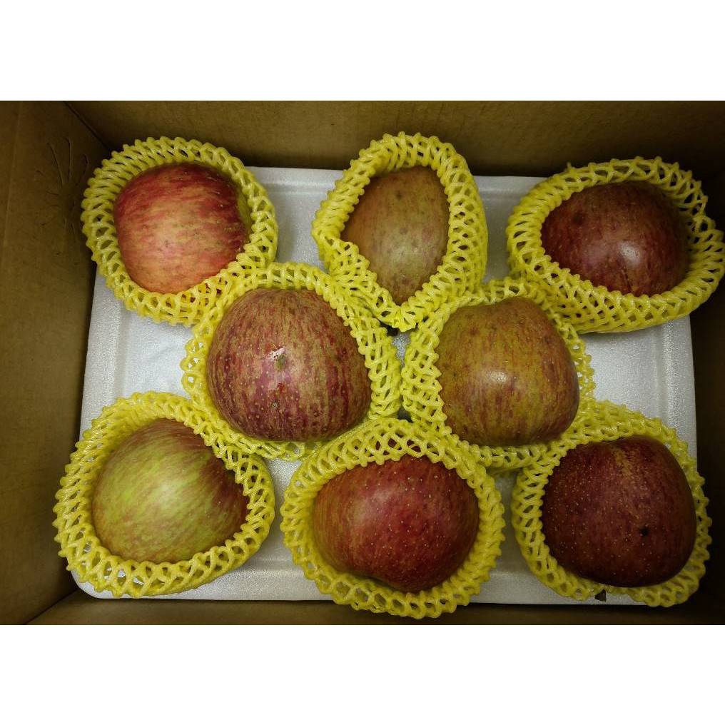 (冠傑電商)梨山蜜蘋果一盒(大約7-9個)重量