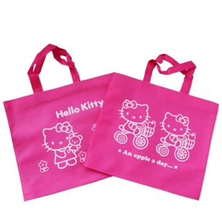 全新現貨 超大不織布購物袋 Hello Kitty 外出購物袋 外出提袋 40×35×10cm