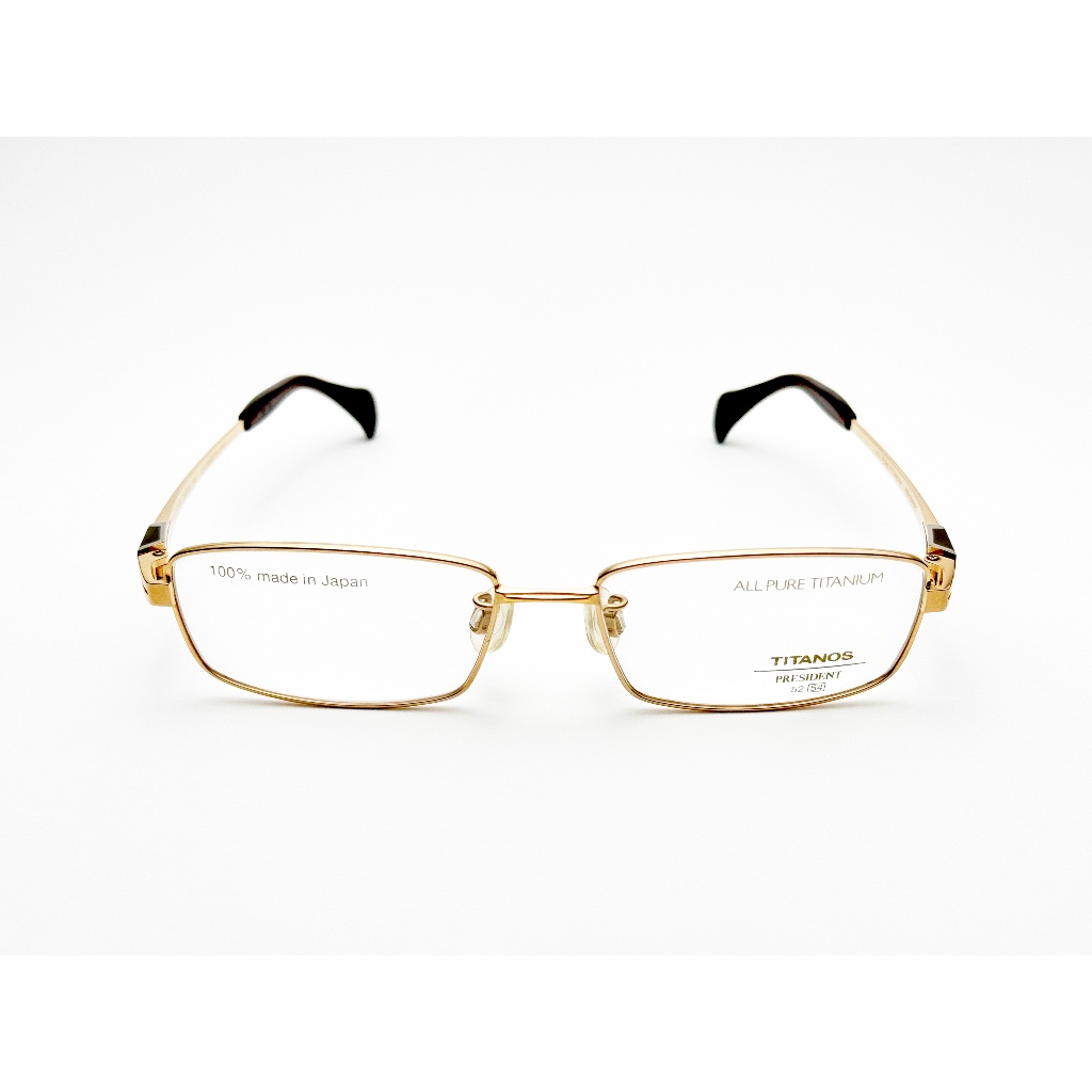 【全新特價】TITANOS 帝王鈦 日本製光學眼鏡鏡框 T2129 GP GP2 高級100%帝王純鈦 Titanium