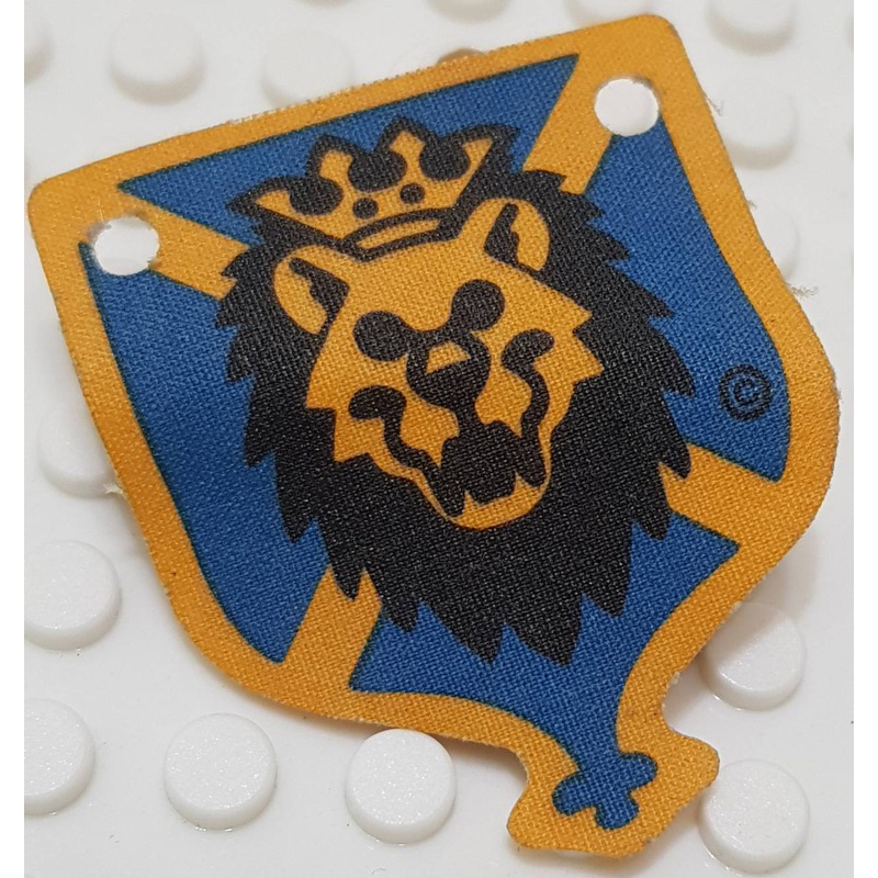 樂高 x95 6091 6098 藍色 印刷 帆布 獅子 騎士 獅國 城堡 配件 絕版