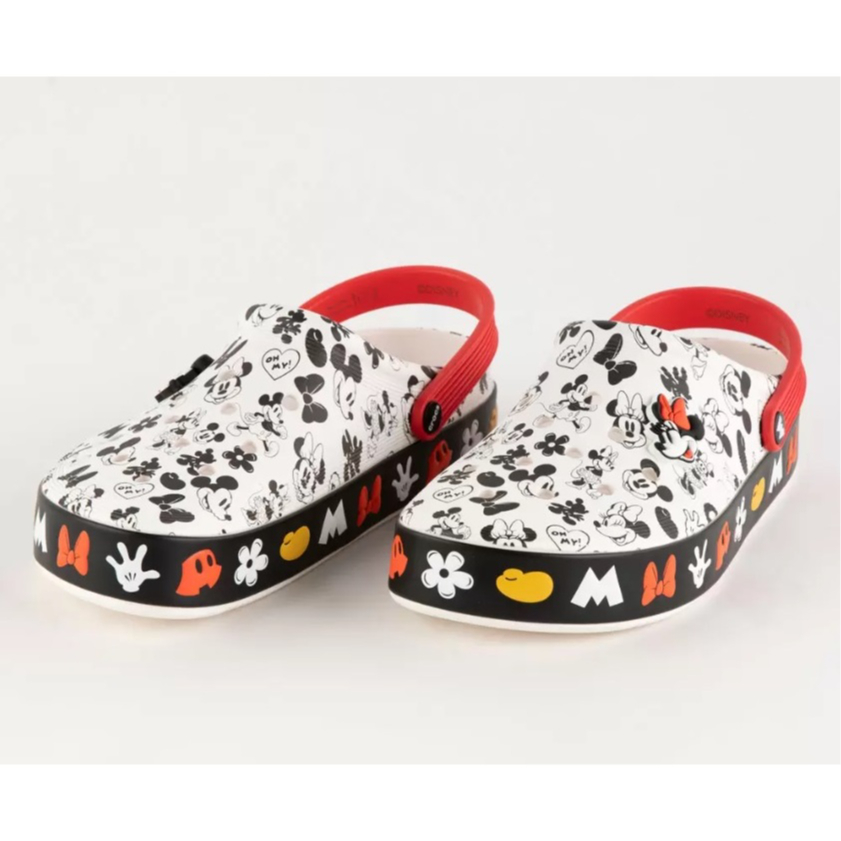 KiKi美國代購🌼每天都在迪士尼🪄 Crocs 米奇 米妮 聯名 平板 洞洞鞋 懶人鞋 Mickey Disney