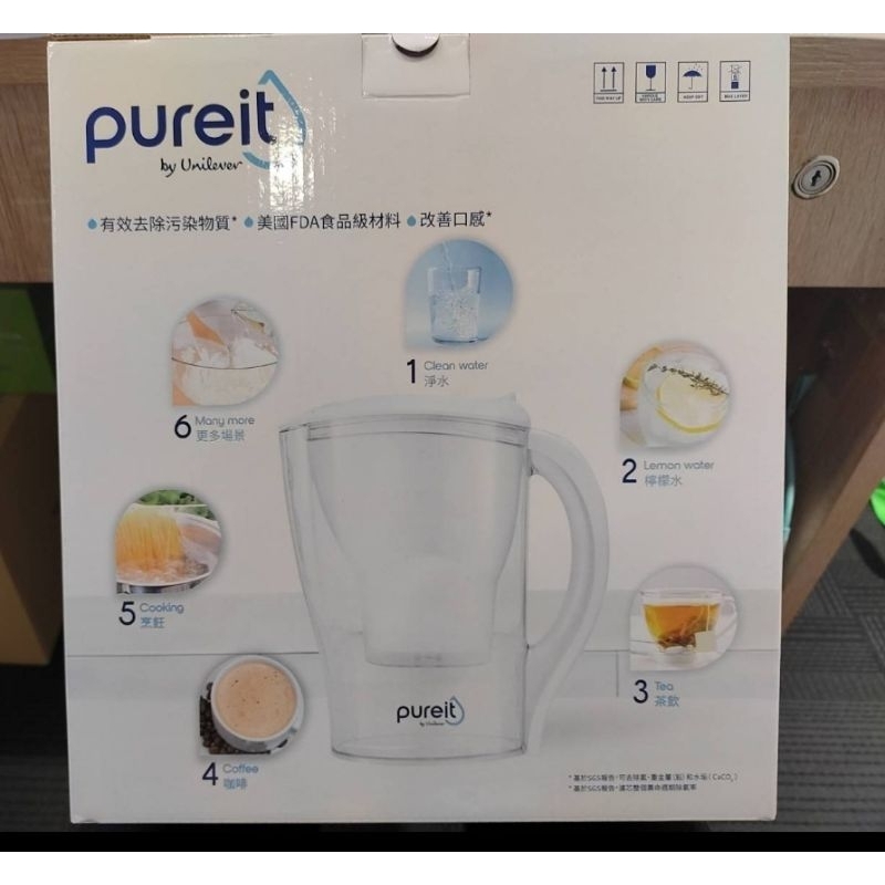 Pureit 濾水壺 2.5L 內含濾心 1入