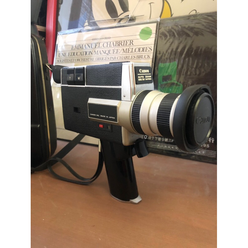 日本佳能 古董手持槍型8釐米攝影機 稀有絕版品 518 SV SUPER8 日本製