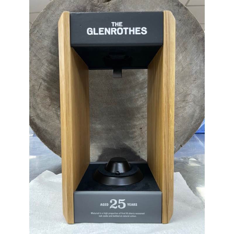 GLENROTHES格蘭路斯25年空外木盒裝飾藝術收藏擺設