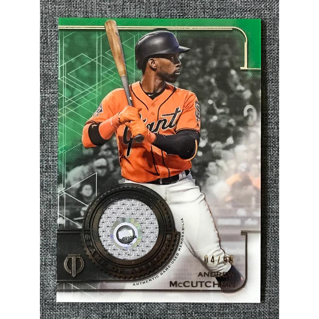 Andrew McCutchen 巨人隊 限量04/99球衣卡 2017 Topps Tribute #85TRAM