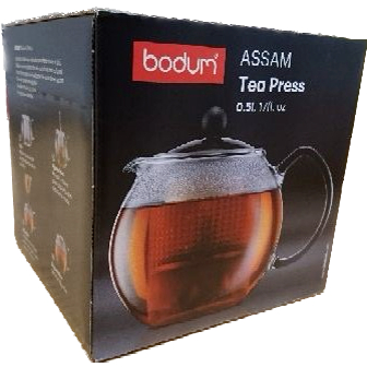 丹麥 Bodum ASSAM 耐熱玻璃泡茶器 濾壓茶壺 泡茶壺 0.5L