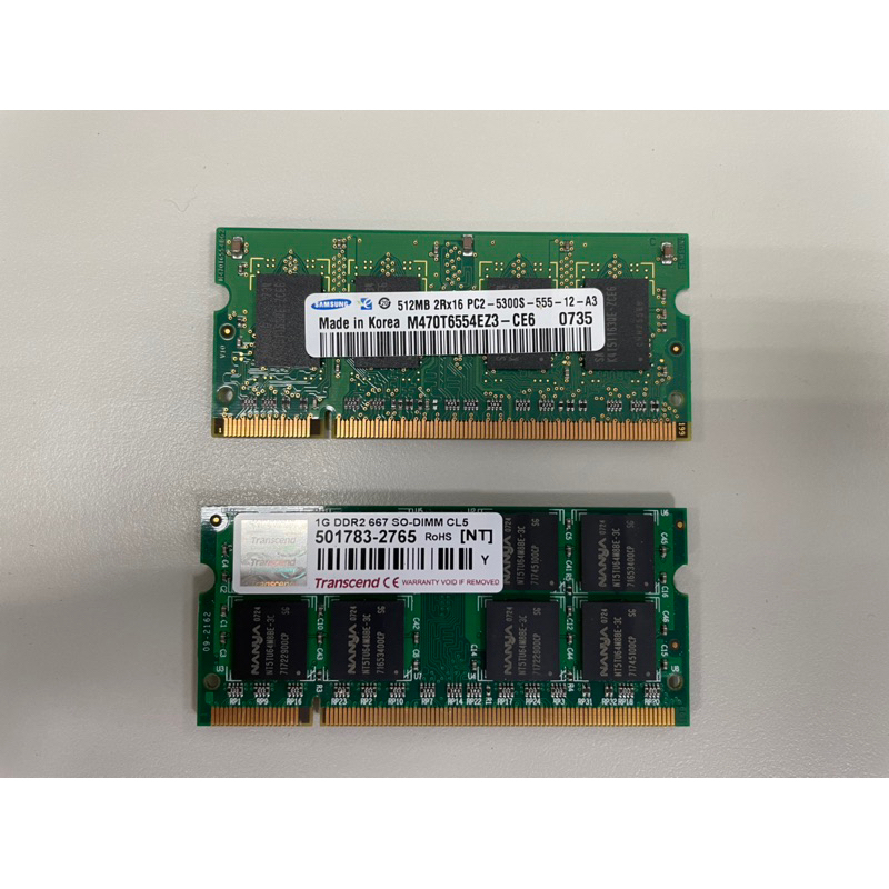 筆電記憶體 DDR2 667 1.5G