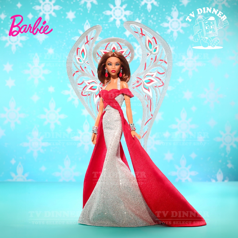 ❰電視晚餐❱ ❰預購❱ 芭比 Barbie x Bob Mackie 2023 假期天使娃娃 真品證書 設計師創作 限量