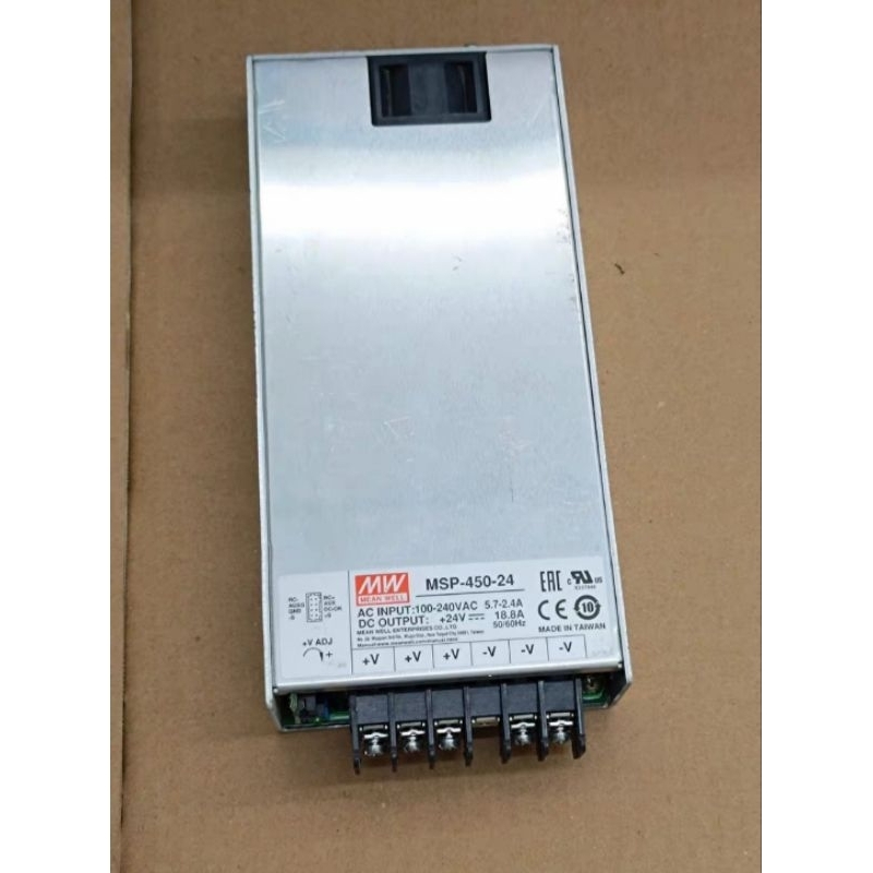 二手 明緯電源 MSP-450-24 醫療電源 PFC電源 450W 24V 變壓器 監視器 LED MW明緯 12V