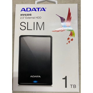 ADATA威剛 1T 1TB HV620S 2.5吋 外接式硬碟 隨身硬碟(黑色）