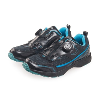 TOWN&COUNTRY 童鞋 輕量舒適 撞色網布 休閒鞋 運動鞋 慢跑鞋 黑藍 R47103-60