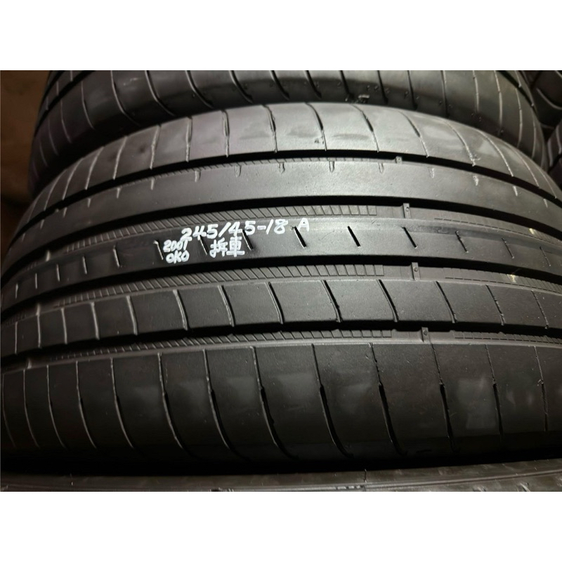 超厚 固特異 F1A3 245/45/18 兩條4千5 中古胎 適用於245/40/18 255/40/18