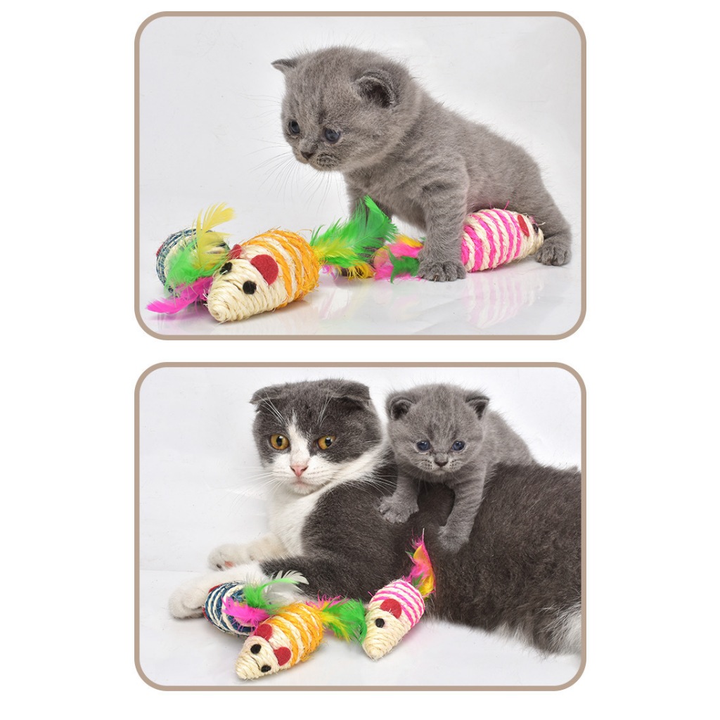 熊貓購物 貓咪玩具 台灣發票現貨 劍麻鼠 麻繩玩具 寵物玩具 劍麻球 帶鈴鐺貓玩具 貓咪玩具 貓玩具