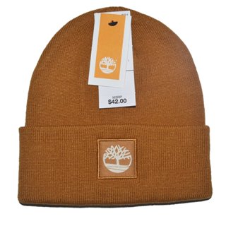 Timberland 針織毛帽 小麥色 男女適合 輕質 保暖 LOGO貼片 T101552C