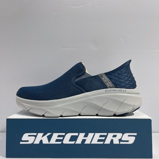 SKECHERS DLUX WALKER 2.0 男生 深藍色 瞬穿 記憶鞋墊 健走 運動 休閒鞋 232463NVY