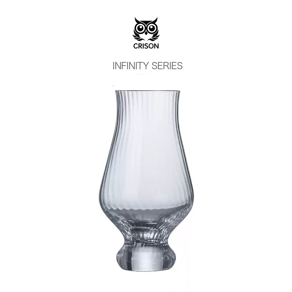 【CRISON】INFINITY SERISE無限系列 條紋聞香杯 165ml 品鑑杯 試酒杯 威士忌杯 水晶玻璃杯