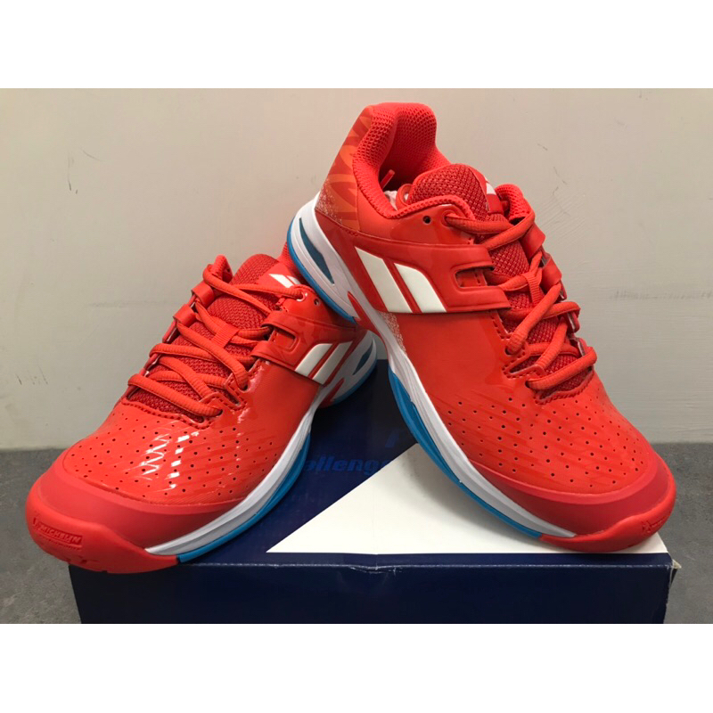 「向網2」出清款 BABOLAT 2022年 PROPULSE JR 兒童網球鞋 紅色 剩5&amp;5.5