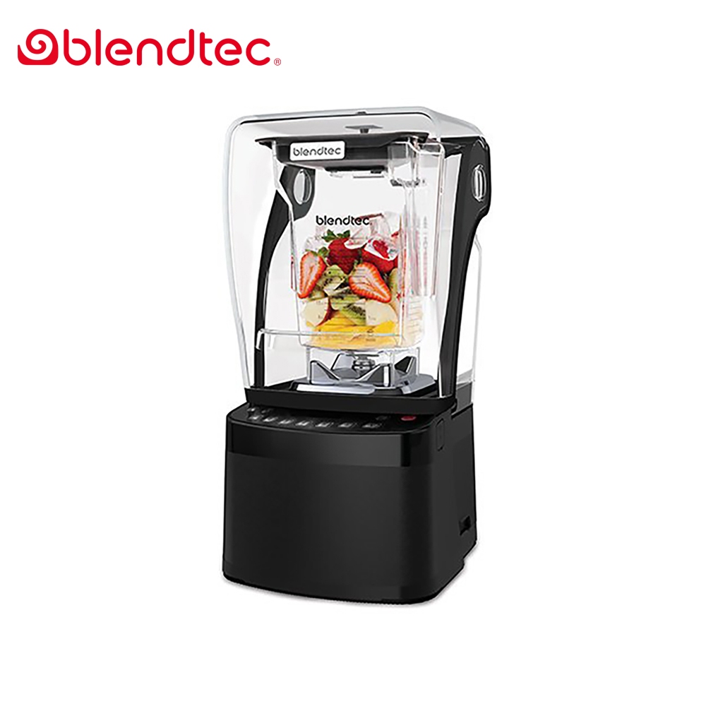 【Blendtec】美國高效能食物調理機超靜音885尊爵黑 附4角容杯x2(公司貨)