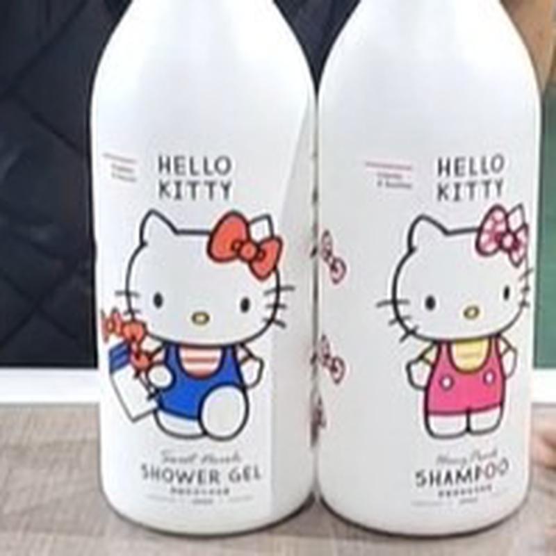 (1組)-Hello Kitty沐浴乳*1//1800ml+Hello Kitty洗髮精*1//1800ml