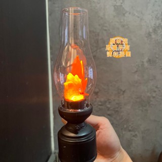 臺灣實拍 霍爾的移動城堡 卡西法 卡西法夜燈 小夜燈 蠟燭燈 氣氛燈 氛圍燈 火焰小夜燈 聖誕節禮物 煤油燈