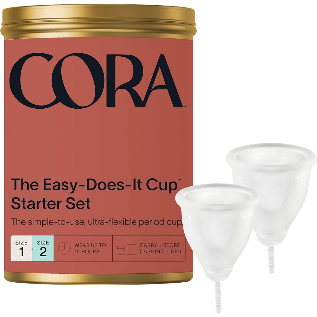 美國 CORA 月亮杯 矽膠 Reusable menstrual period cup 衛生棉替代月亮杯