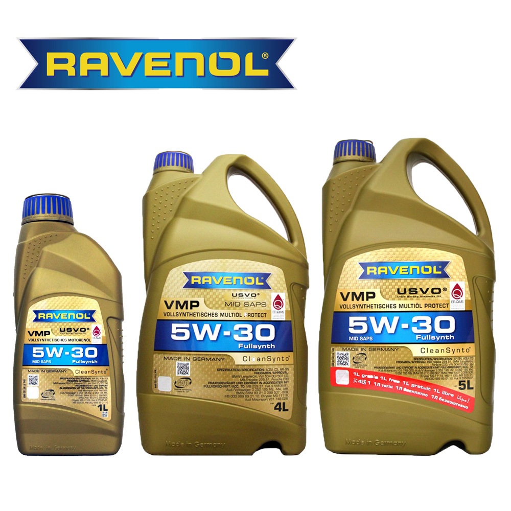 【易油網】RAVENOL VMP 5W30 全合成機油 1L／4L／5L