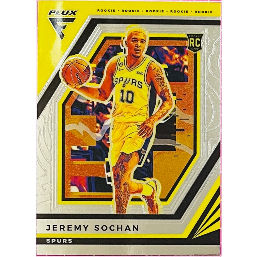 Jeremy Sochan 新人卡 金屬卡 RC NBA 2022-23 Panini Flux #205 馬刺隊