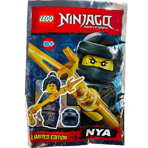 &lt;全新&gt; LEGO 旋風忍者 Ninjago 限量版人偶 女忍者 黑色道服 赤蘭 Nya 891837 &lt;全新&gt;