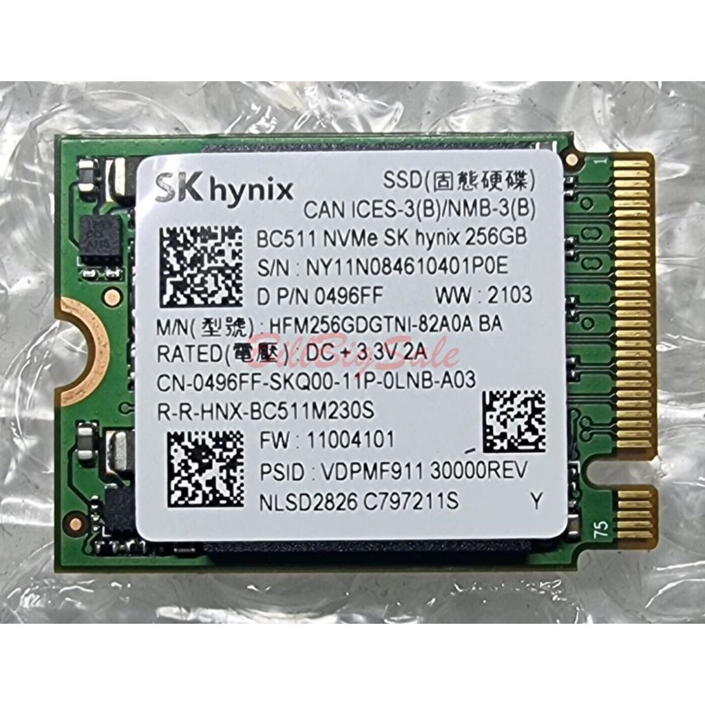 新SK Hynix(256GB M.2 2230 NVME PCIe)256G SSD固態硬碟BC511 BC711