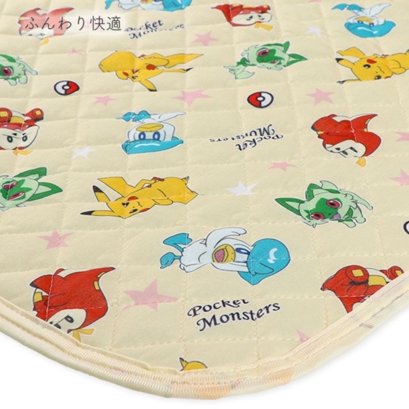 日本🇯🇵寶可夢皮卡丘 幼稚園午睡墊 地板墊 嬰兒床包床套 70*120cm pokemon