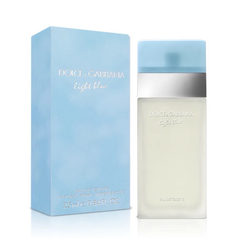 Dolce & Gabbana-Light Blue淺藍女性淡香水-正裝-25ml