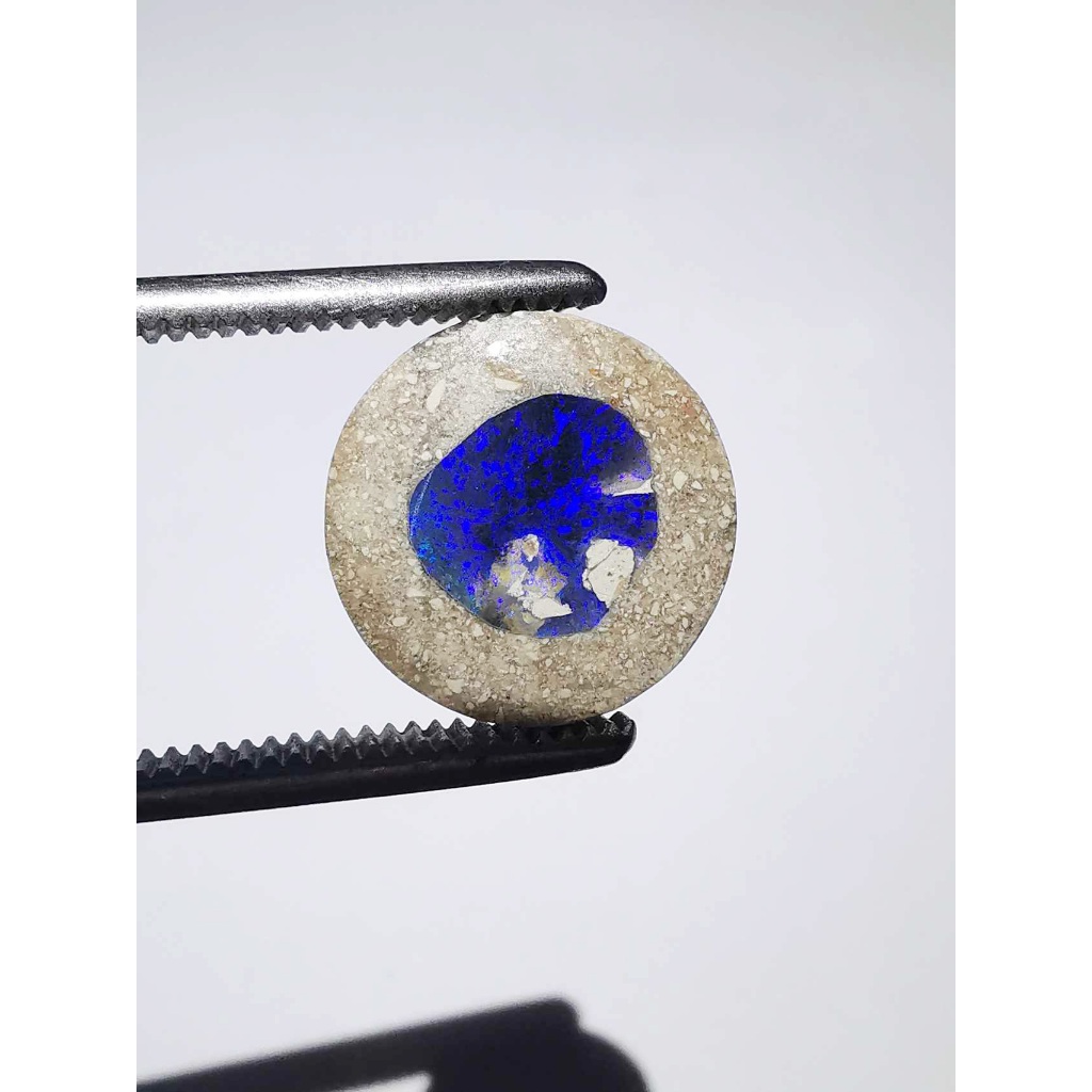 天然澳洲黑蛋白石、礫背蛋白石(Black opal , Boulder Opal)……金工,手做,礦標,貓礦