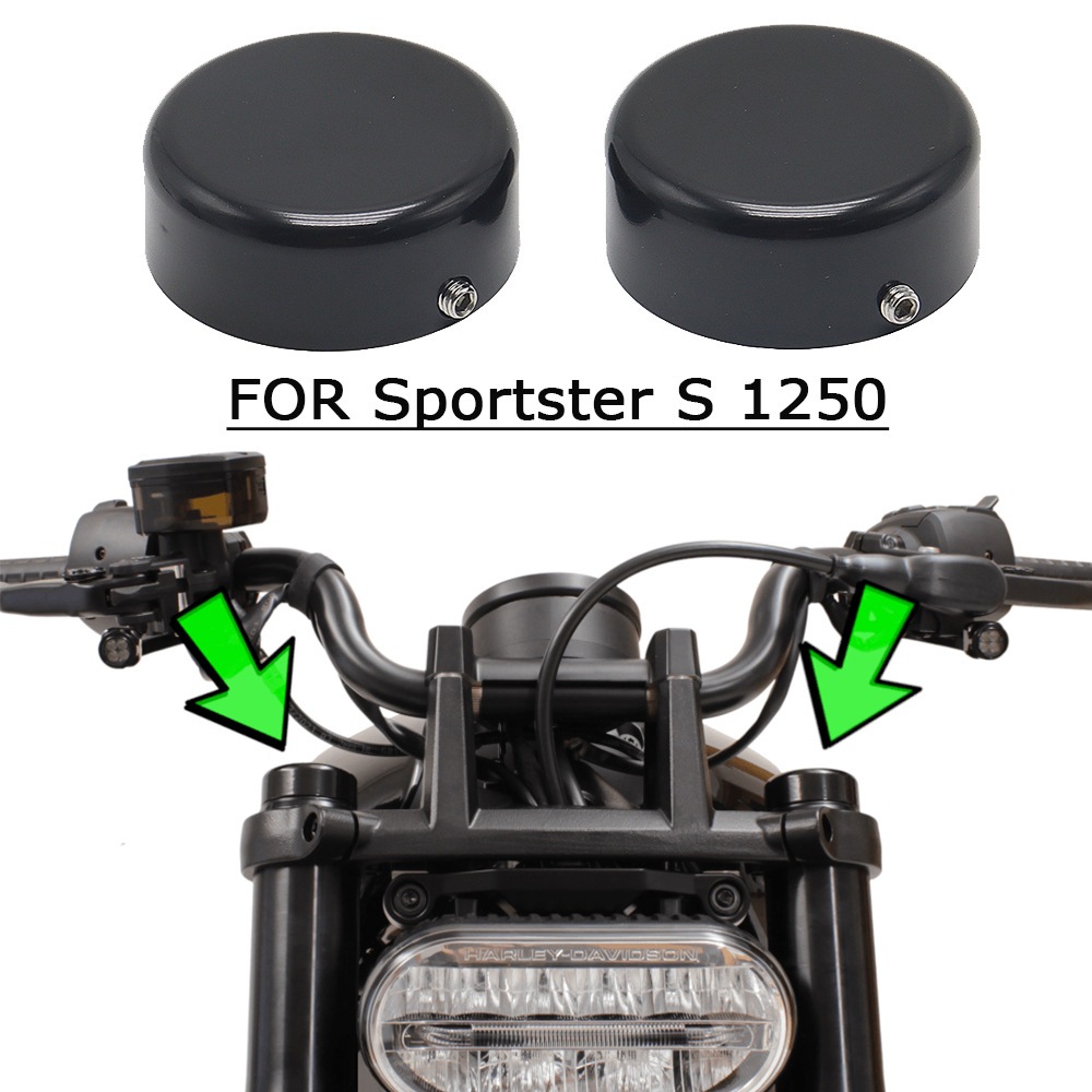 哈雷Sportster S金屬前輪蓋 適用於 哈雷  Sportster s改裝金屬螺絲蓋 Harley Davidso
