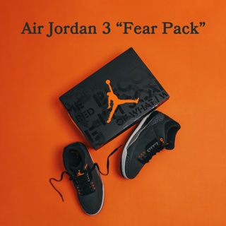 Nike Air Jordan 3 Retro Fear Pack 黑橘 爆裂紋 AJ3 ACS CT8532-080