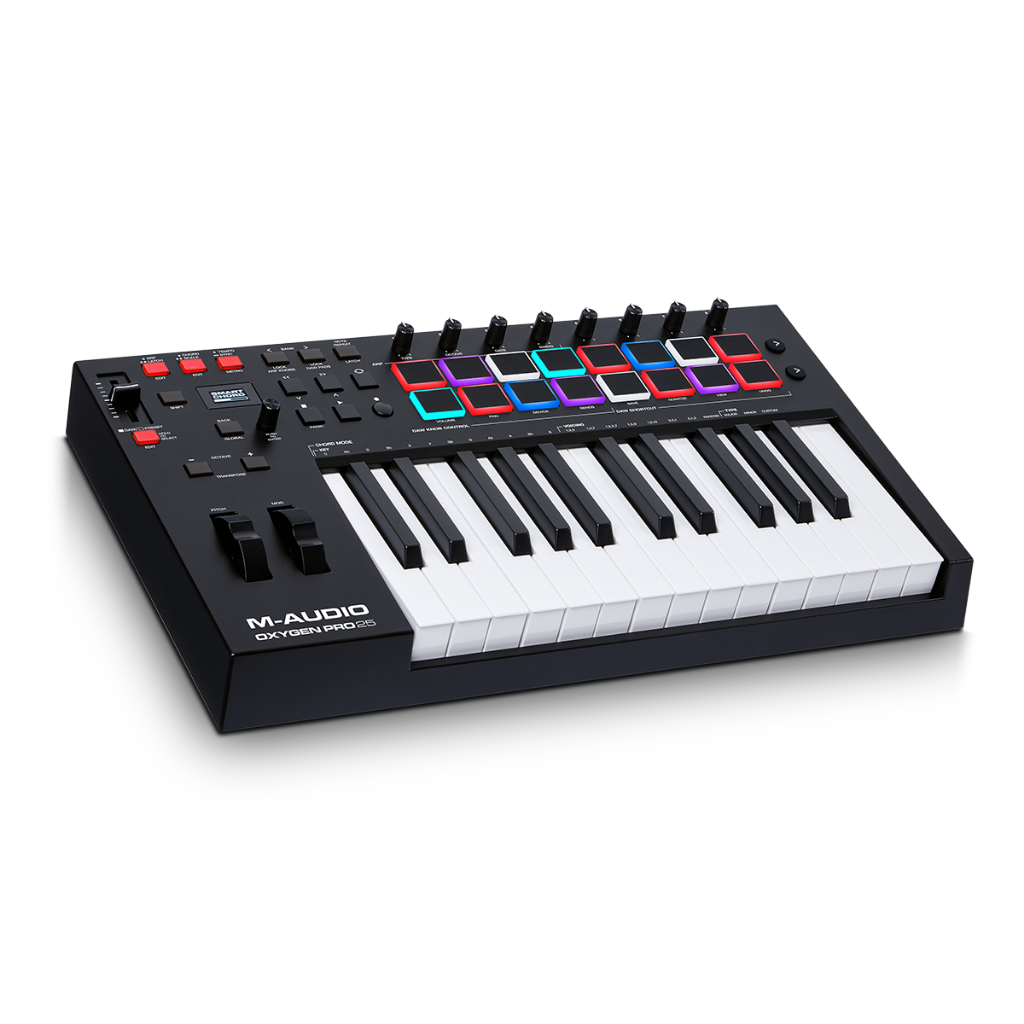 造韻樂器音響- JU-MUSIC - M-AUDIO OXYGEN PRO 25 MID鍵盤 主控鍵盤 25
