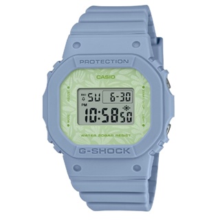 CASIO 卡西歐(GMD-S5600NC-2)G-SHOCK WOMEN 療癒大自然 草本設計錶盤電子錶-藍綠