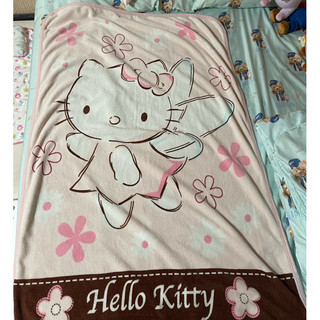 出清 二手 hello kitty毛毯 天使Kitty毛毯 冷氣毯 蓋毯 車用毯 萬用毯