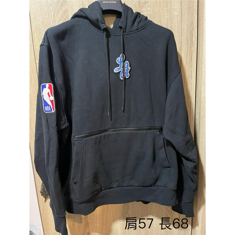 Nike NBA LA 黑色帽T 男 xxl