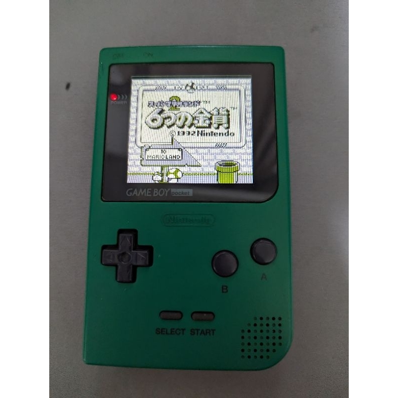 Gameboy pocket綠色 已改ips高亮螢幕