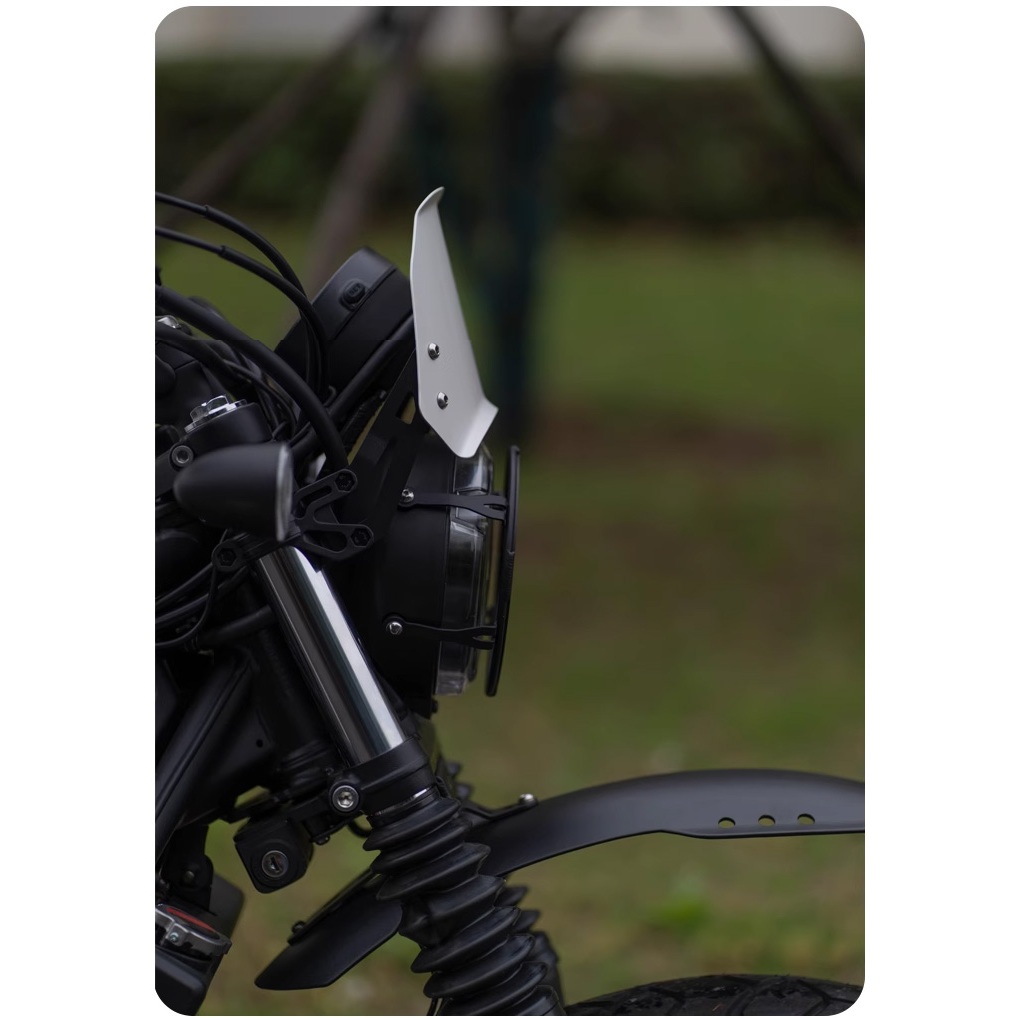 CL500越野風鏡 適用於 Honda CL STREET改裝透明大燈護片 CL STREET500 透明風鏡 2023
