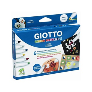 Giotto 裝飾筆 4mm 6色 (GOF453300)