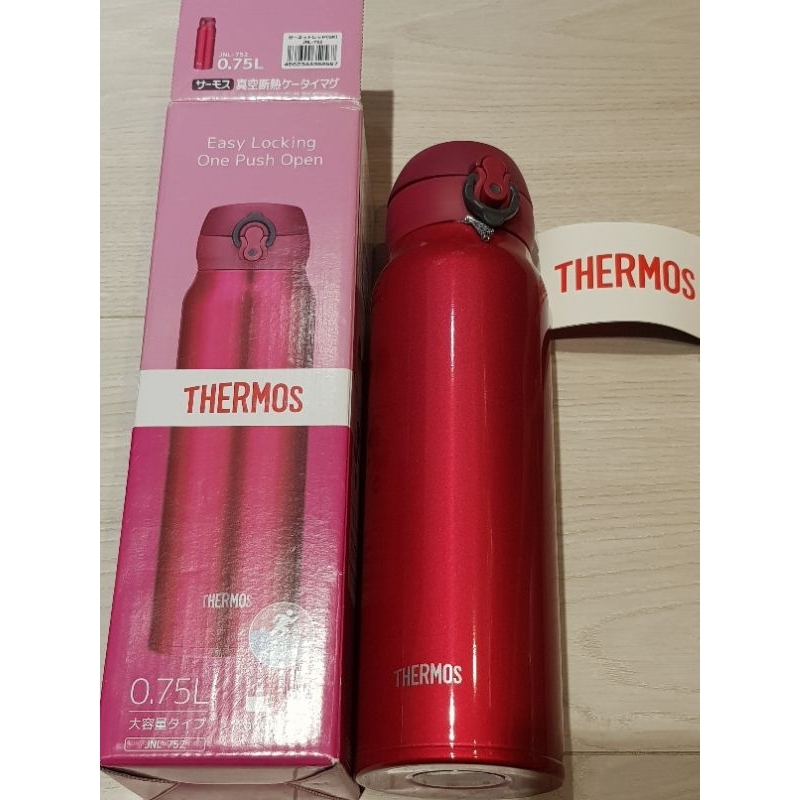 日本東京購入 膳魔師 Thermos 桃紅色輕量保溫瓶750ml