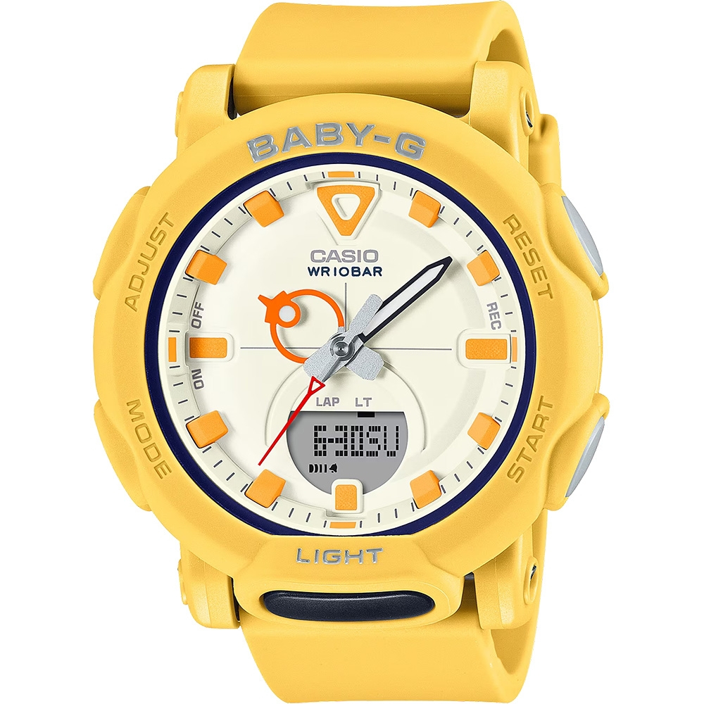 BABY-G CASIO 卡西歐  戶外風格手錶-芥末黃 BGA-310RP-9A