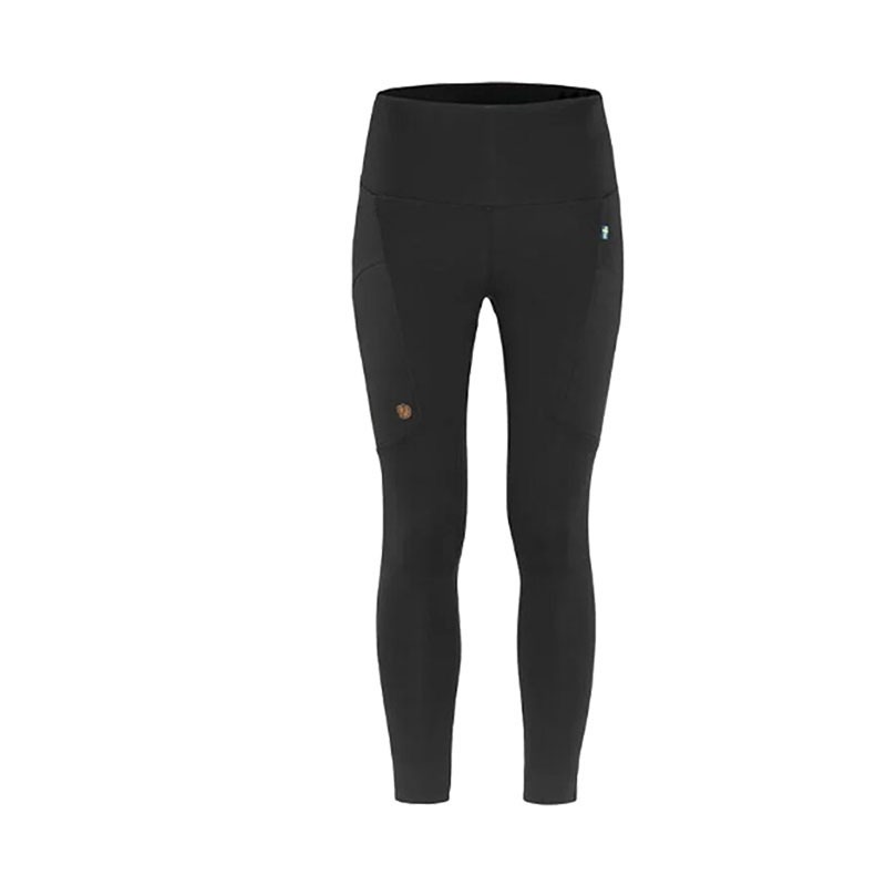 【Fjallraven 北極狐】Abisko Tights 緊身褲 女 黑 84773 瑜珈褲 內搭褲 運動貼身褲