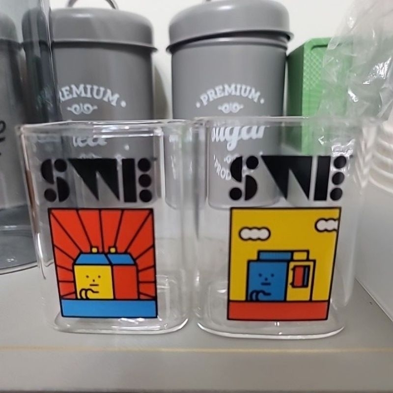 SML 全新 兩入一組 酒杯 飲料杯 裝飾杯 黏黏怪 展場限定 Sticky Monster Lab